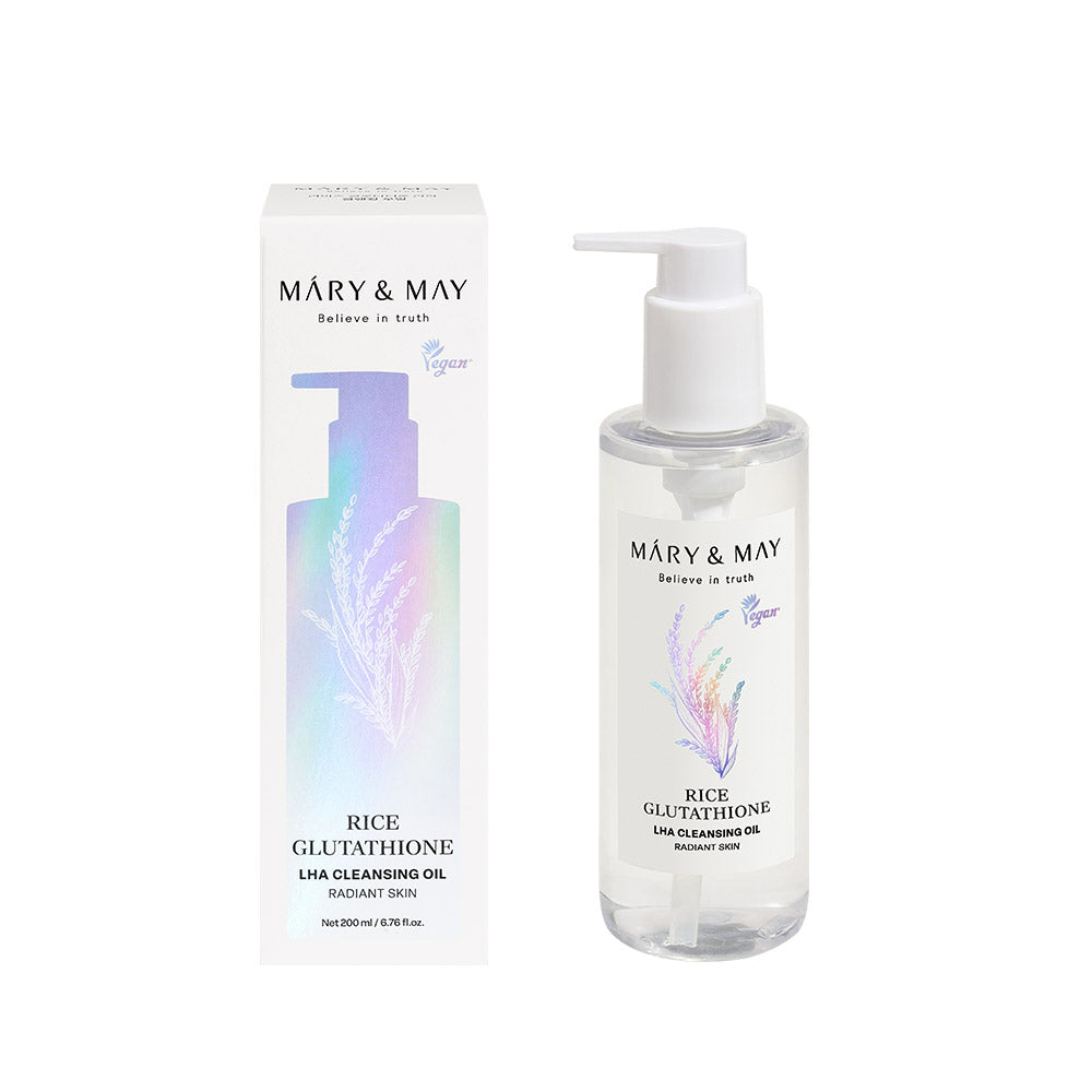 Mary&May Rice Glutathione LHA Cleansing Oil 200ml Korean cleanser product image