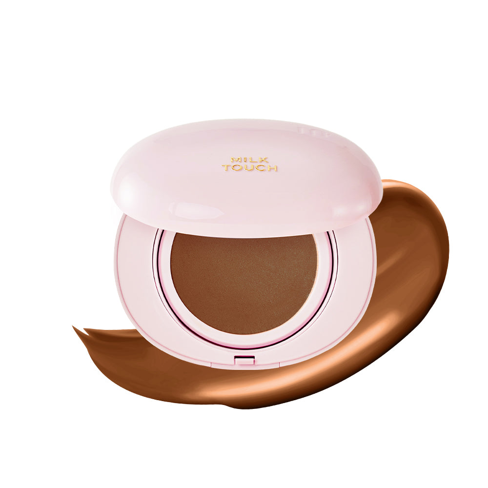 Milk Touch All Day Skin Fit Milky Glow Cushion #41C Mocha 15g K-beauty makeup product image