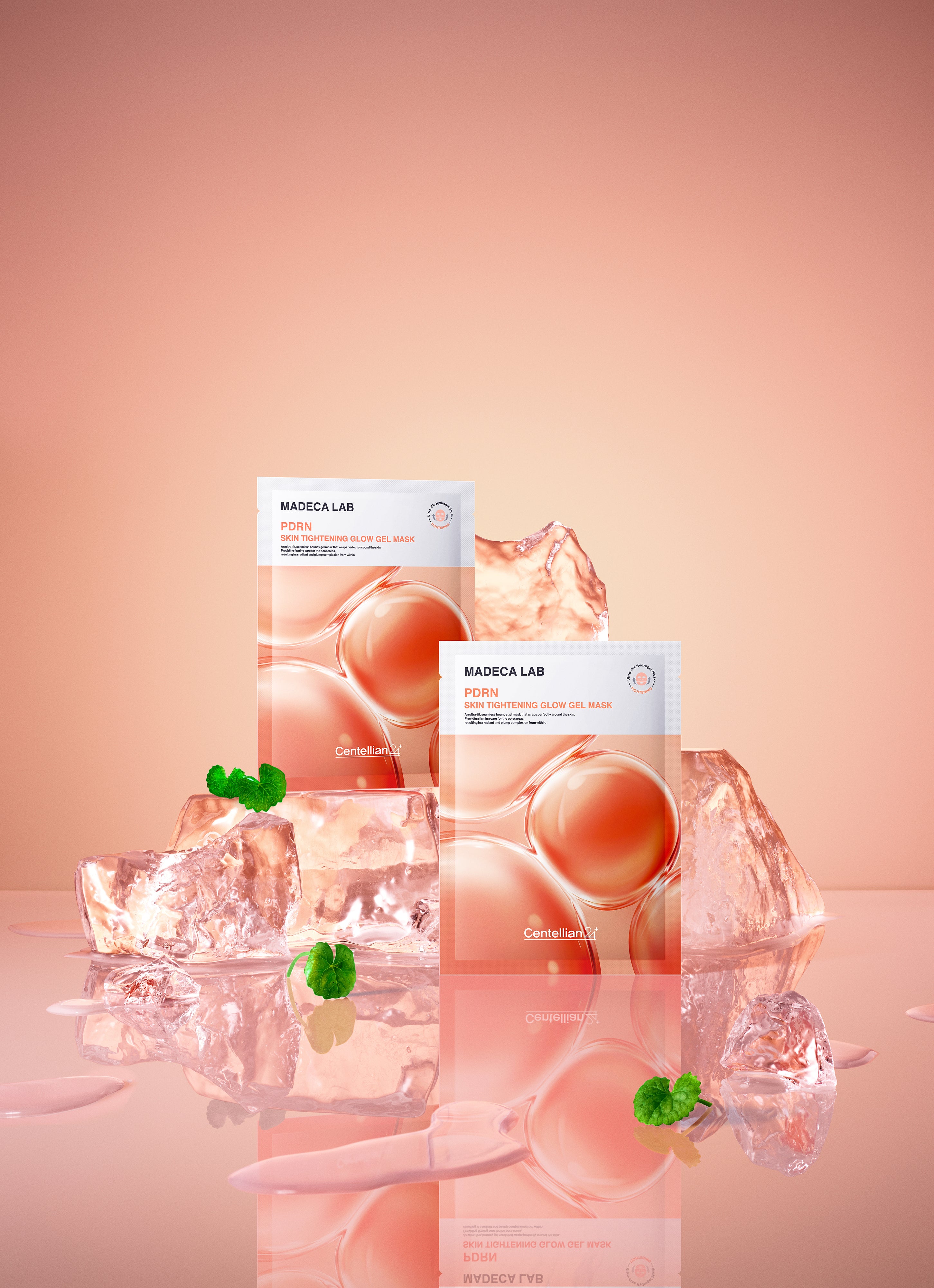 Centellian24 Madeca Lab PDRN Skin Tightening Glow Gel Mask 5ea Korean skincare product image