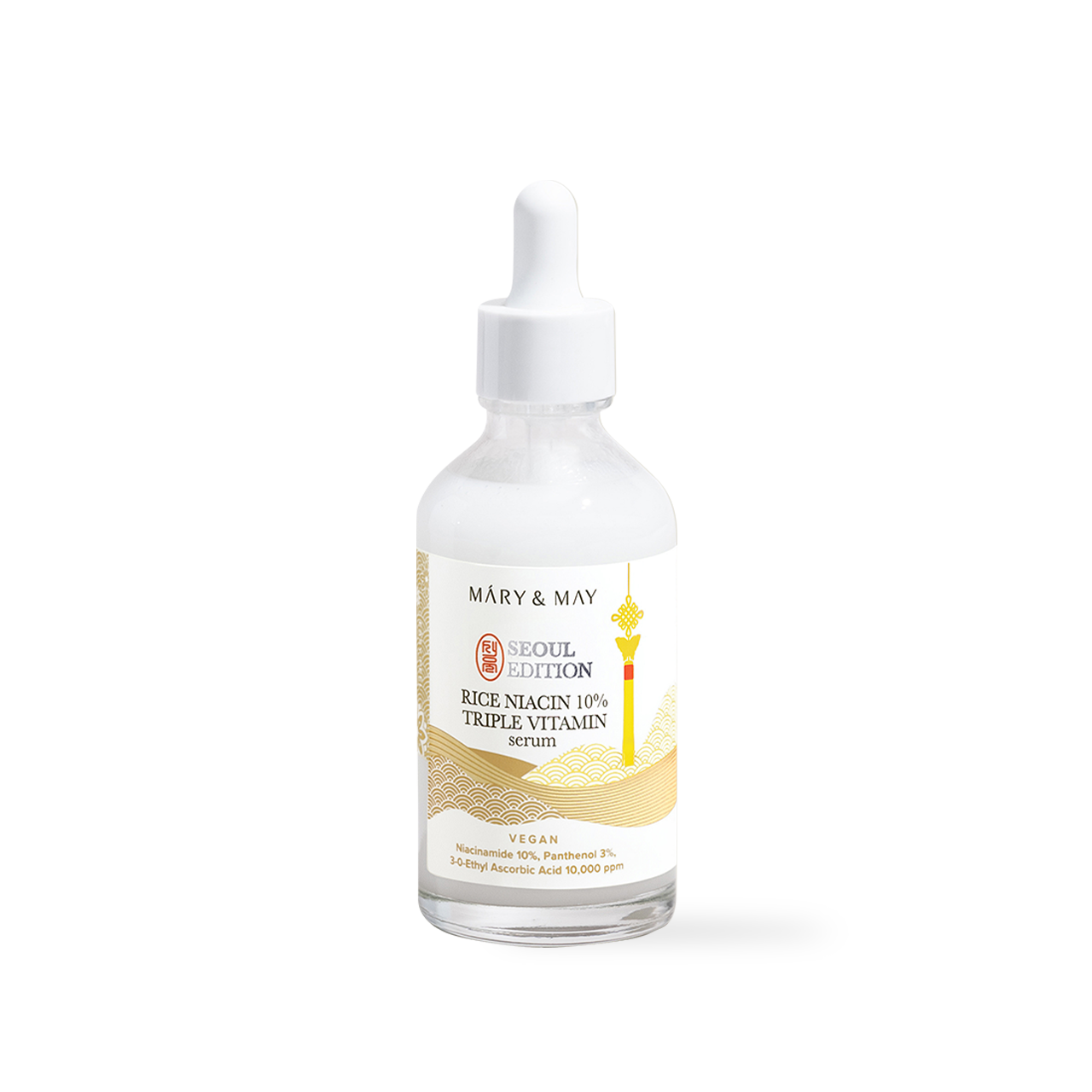 Mary&May Rice Niacin 10% Triple Vitamin Serum final packaging shot