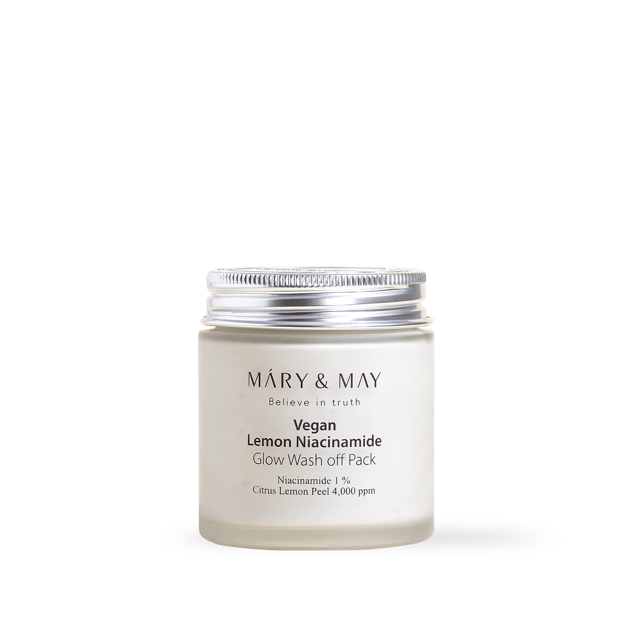 Mary&May Lemon Niacinamide Glow Wash Off Pack 125g Korean skincare product image