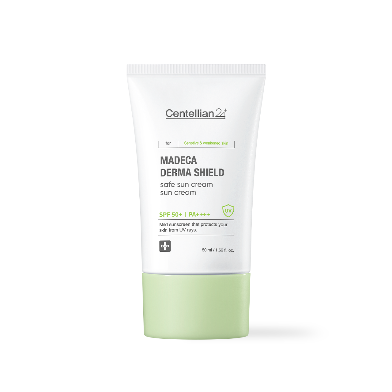 Centellian24 Madeca Derma Shield Safe Sun Cream 50ml Korean sunscreen product image