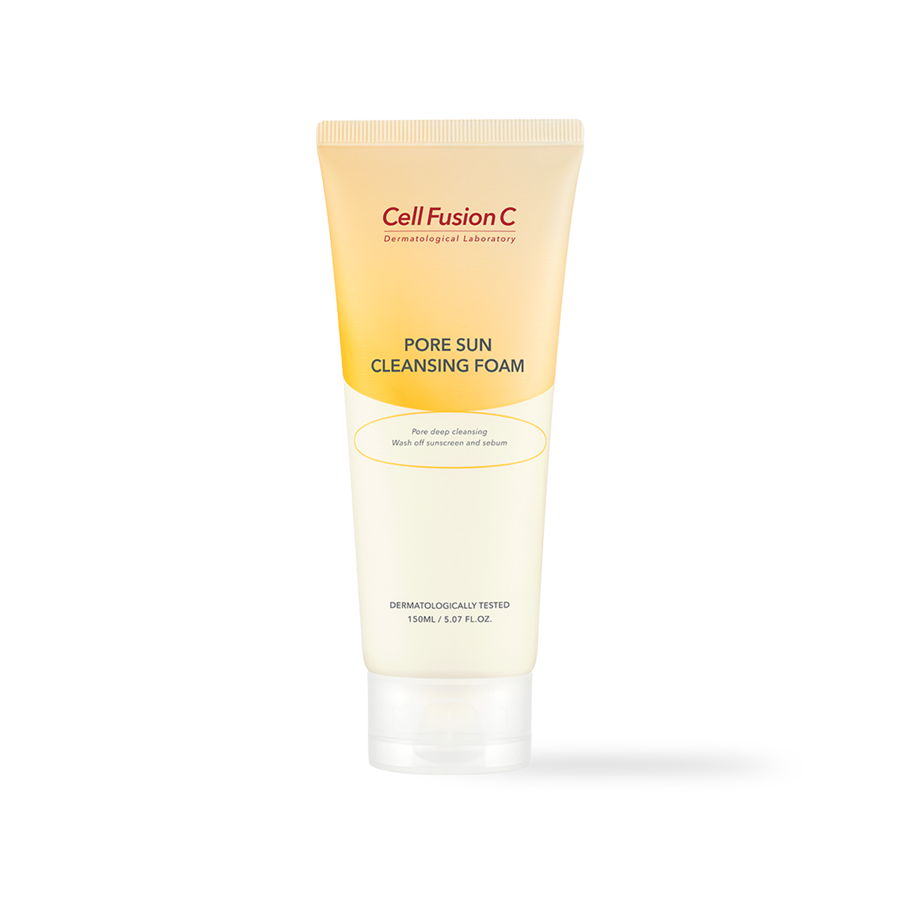 Cell Fusion C Pore Sun Cleansing Foam 150ml Korean cleanser product image