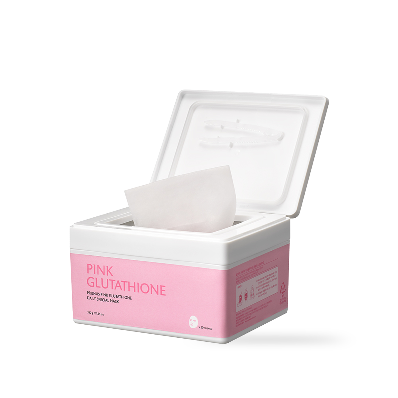 Milk Touch Prunus Pink Glutathione Daily Special Mask 300ml Korean skincare product image