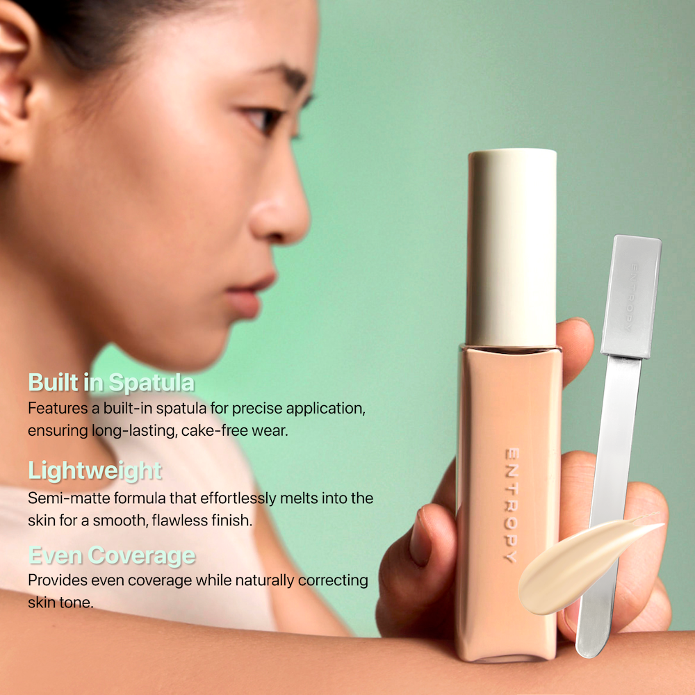 ENTROPY Organza Fit Spatula Foundation K-beauty makeup product image
