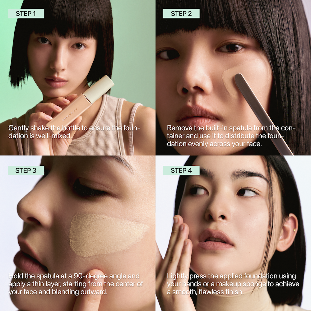 ENTROPY Organza Fit Spatula Foundation K-beauty makeup product image