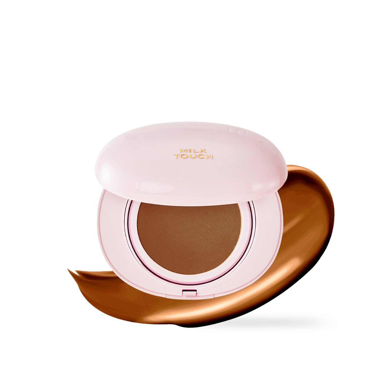 Milk Touch All Day Skin Fit Milky Glow Cushion #40N Cappuccino 15g K-beauty makeup product image