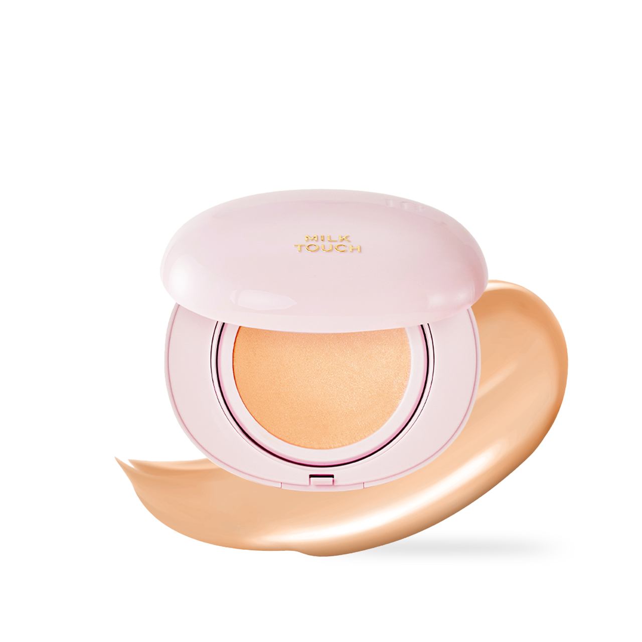 Milk Touch All Day Skin Fit Milky Glow Cushion #24N Sand Beige 15g K-beauty makeup product image