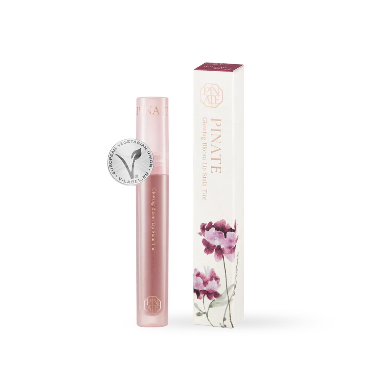Pinate Glowing Bloom Lip Stain 5 Colors 05 Haze Mauve K-beauty lip product product image