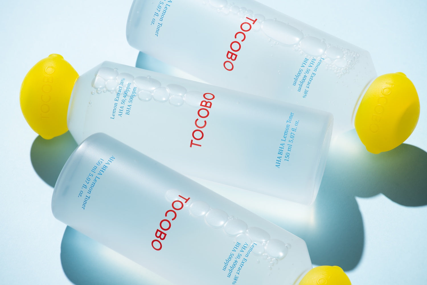Lemon toner packaging box front panel