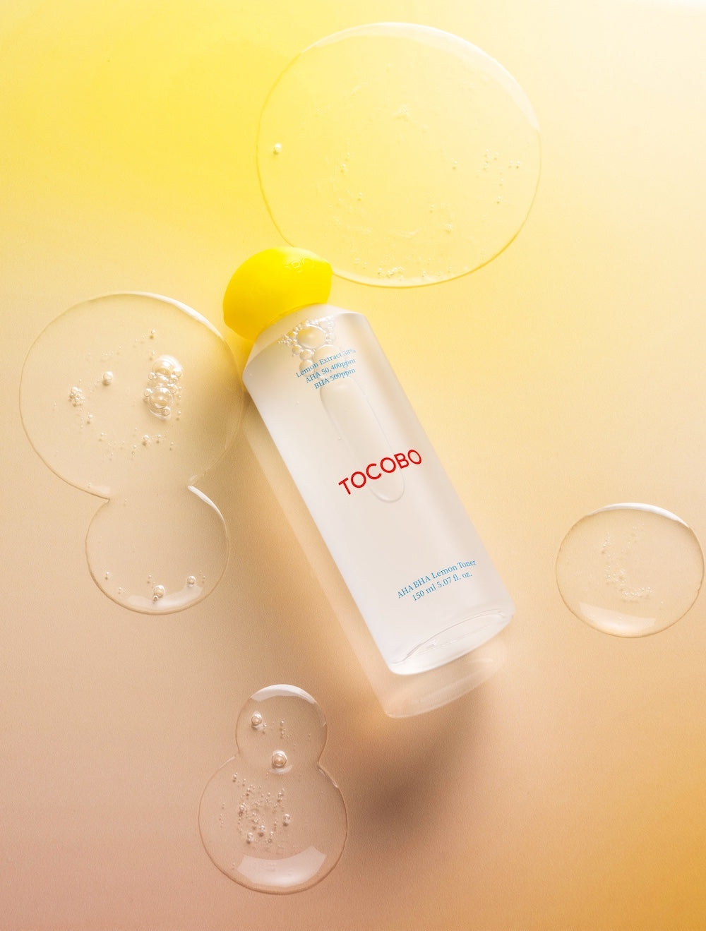 TOCOBO AHA BHA Lemon Toner 150ml Korean toner product image