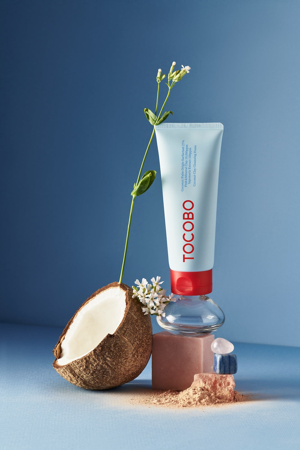 TOCOBO Coconut Clay Cleansing Foam 150ml Korean cleanser product image