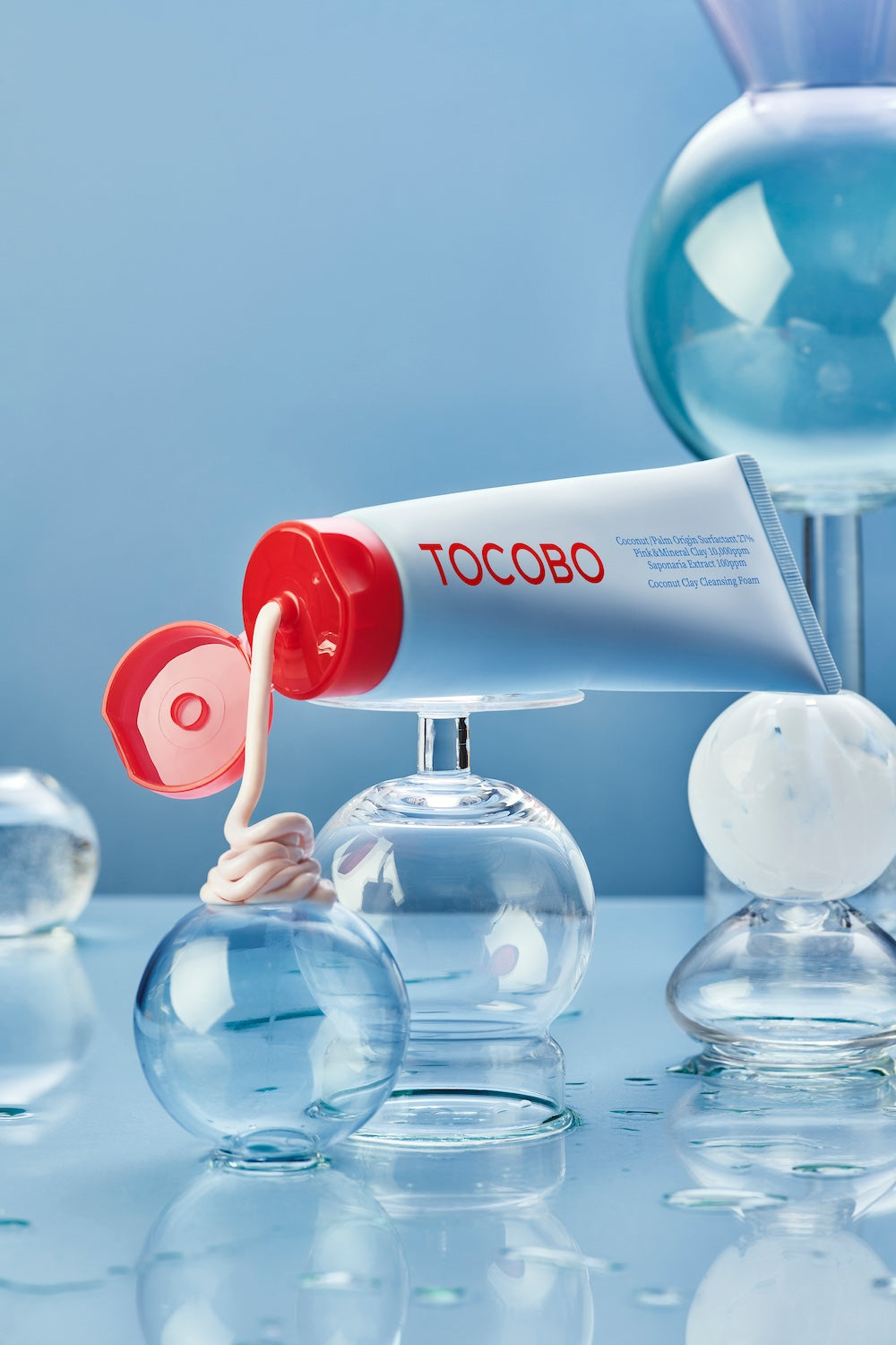 TOCOBO Coconut Clay Cleansing Foam 150ml Korean cleanser product image