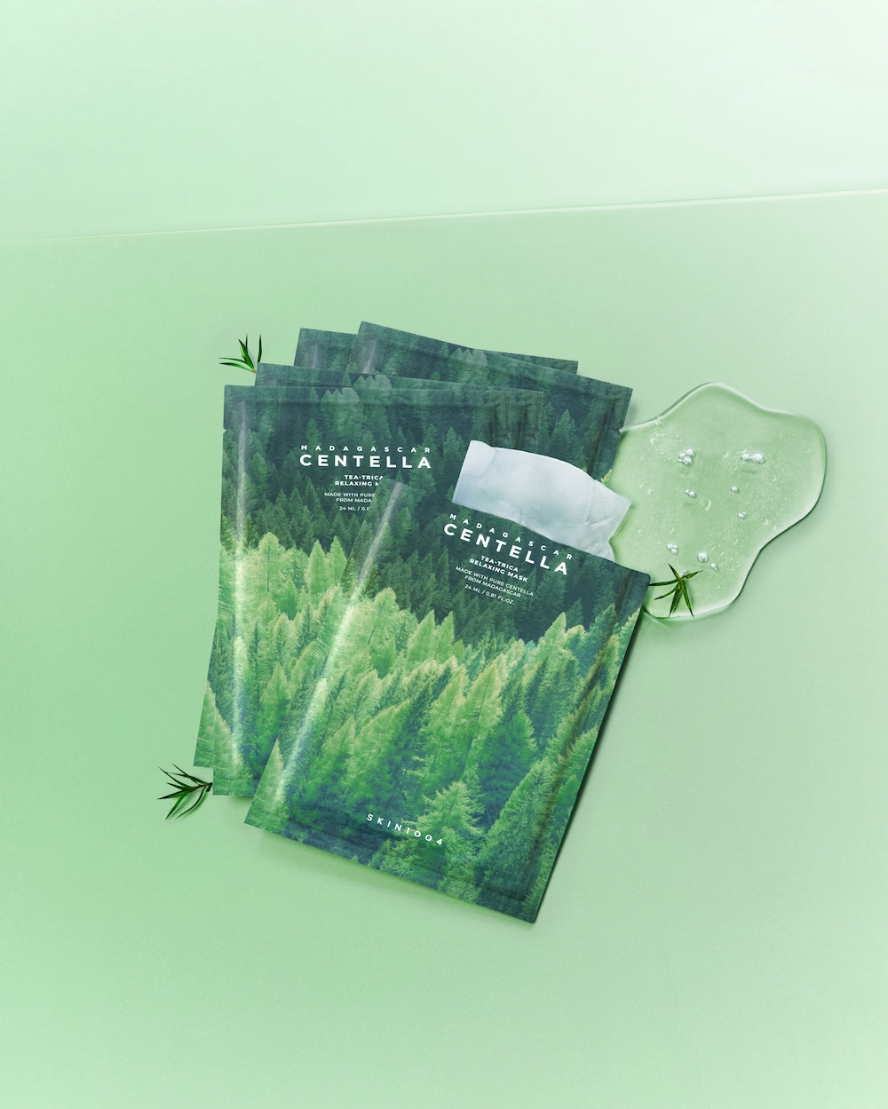 SKIN1004 Madagascar Centella Tea-Trica Relaxing Mask 1EA x 24ml Korean toner product image