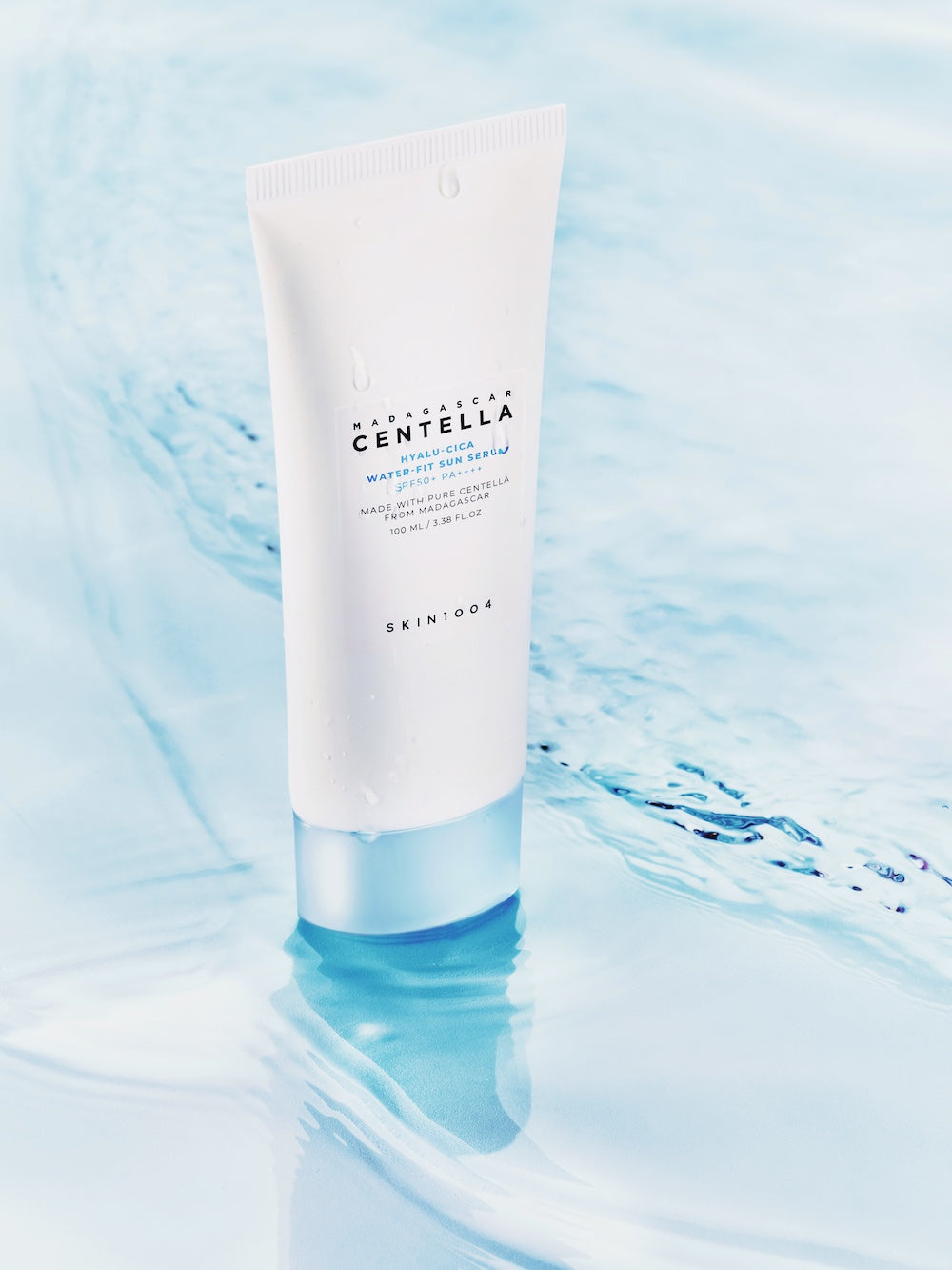 SKIN1004 Madagascar Centella Hyalu-Cica Water-Fit Sun Serum 100ml Korean sunscreen product image