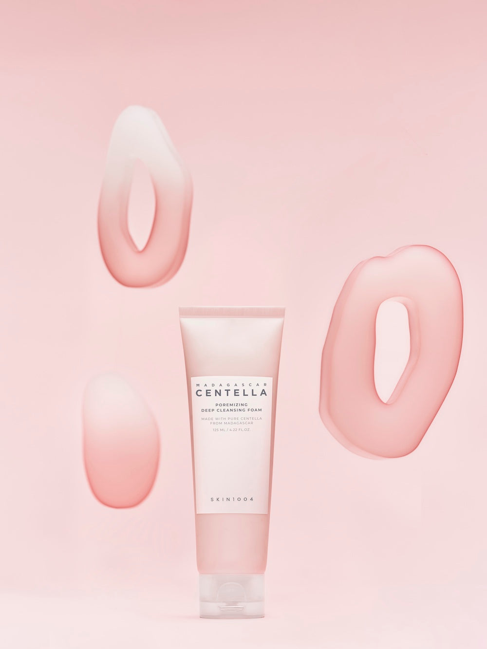 A close-up of the whipped, airy foam texture