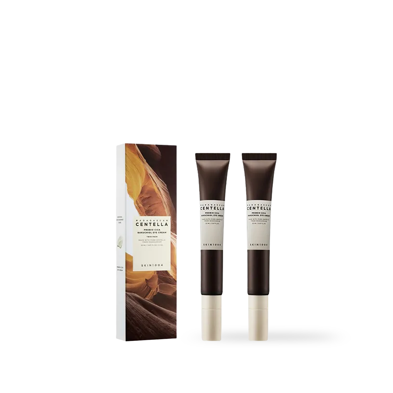 SKIN1004 Madagascar Centella Probio-Cica Bakuchiol Eye Cream Twin Pack 20ml x 2 Korean serum product image