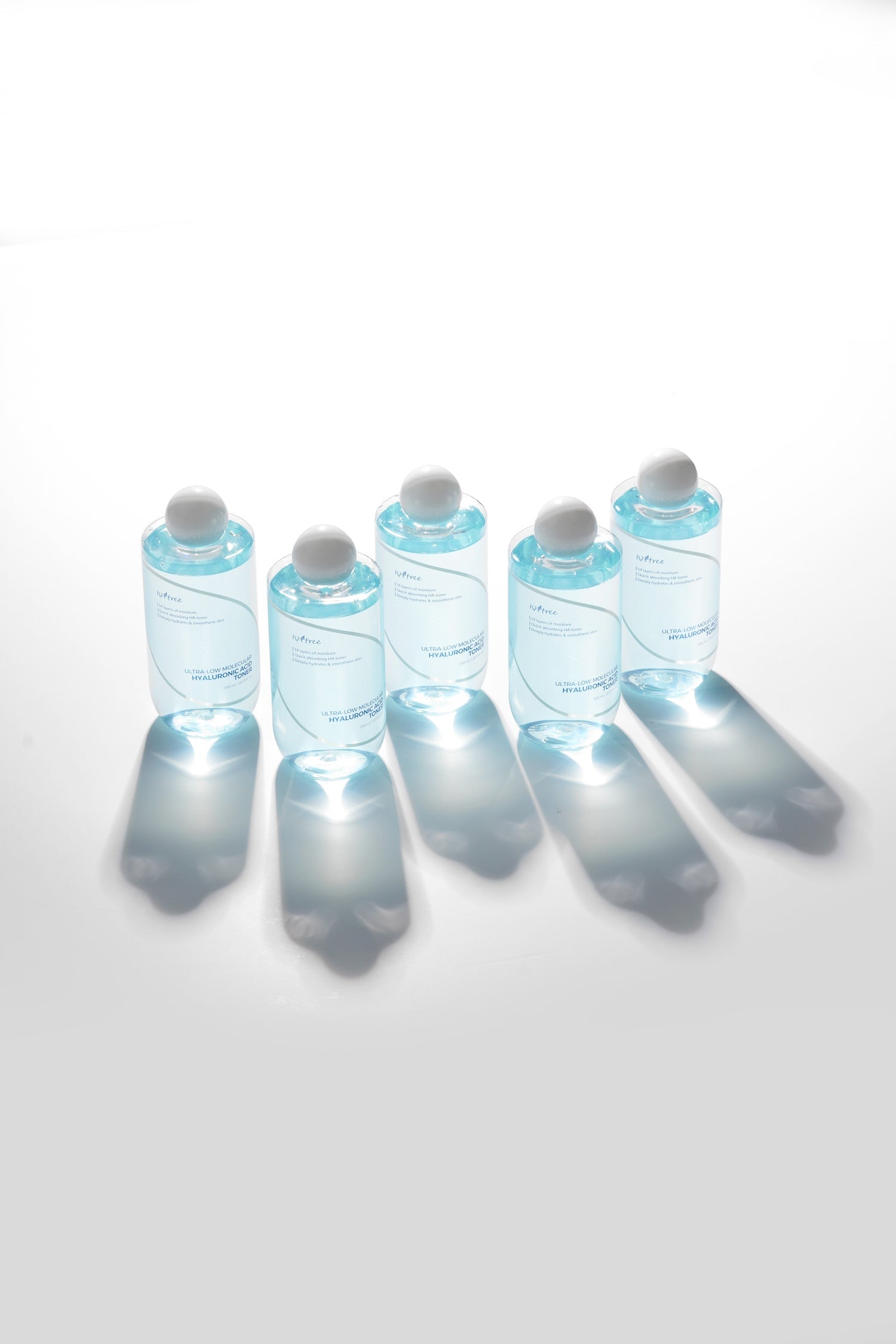 Size comparison of Isntree Ultra Low Molecular HA Toner 300ml bottle