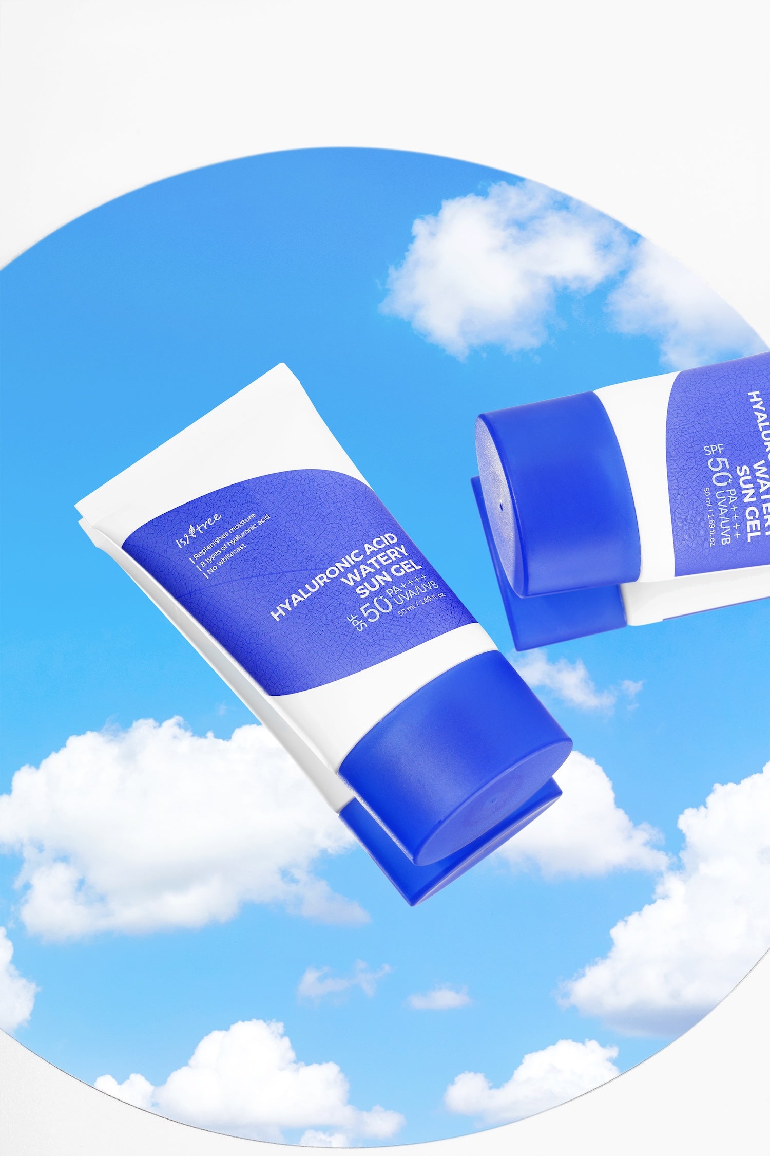 Isntree Hyaluronic Acid Watery Sun Gel 50ml Korean sunscreen product image