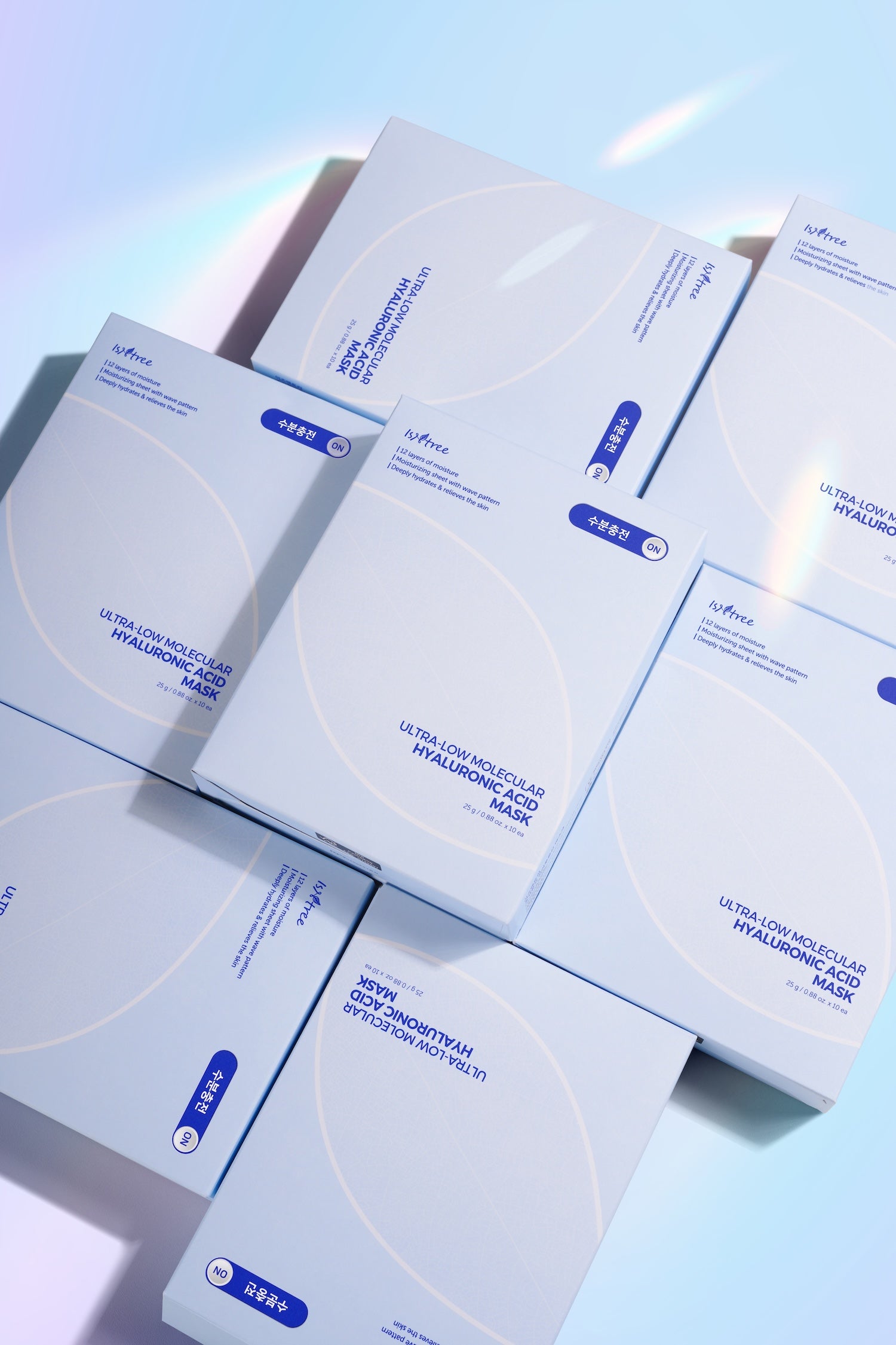 Isntree Ultra Low Molecular Hyaluronic Acid Mask 10ea Korean skincare product image