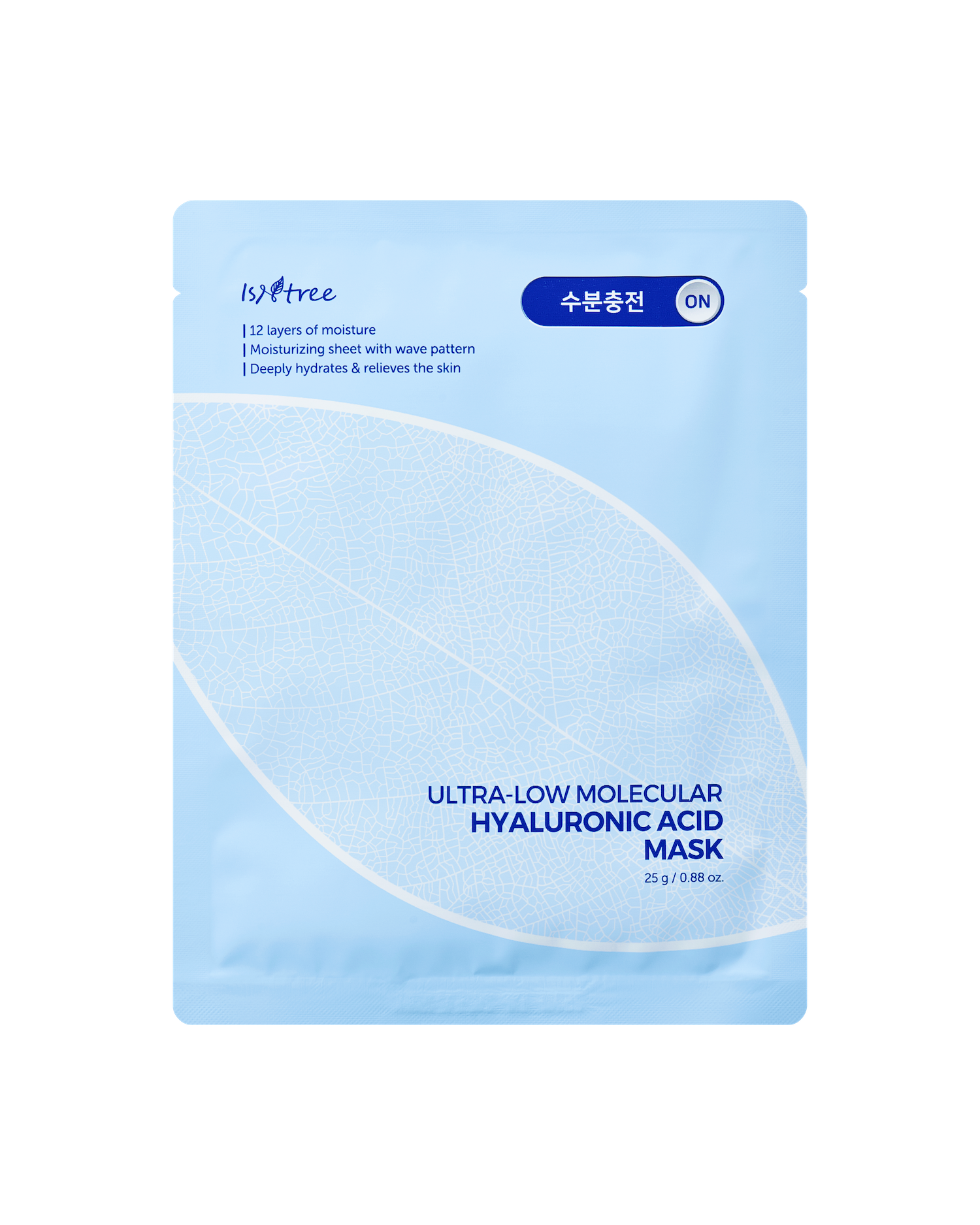 Isntree Ultra Low Molecular Hyaluronic Acid Mask 10ea Korean skincare product image