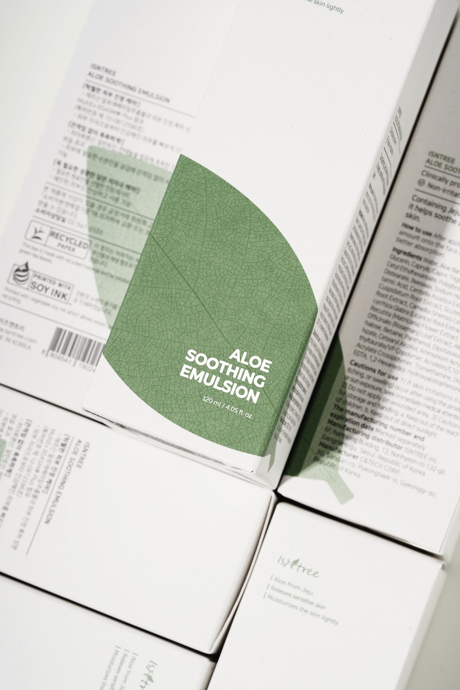 side profile of the packaging