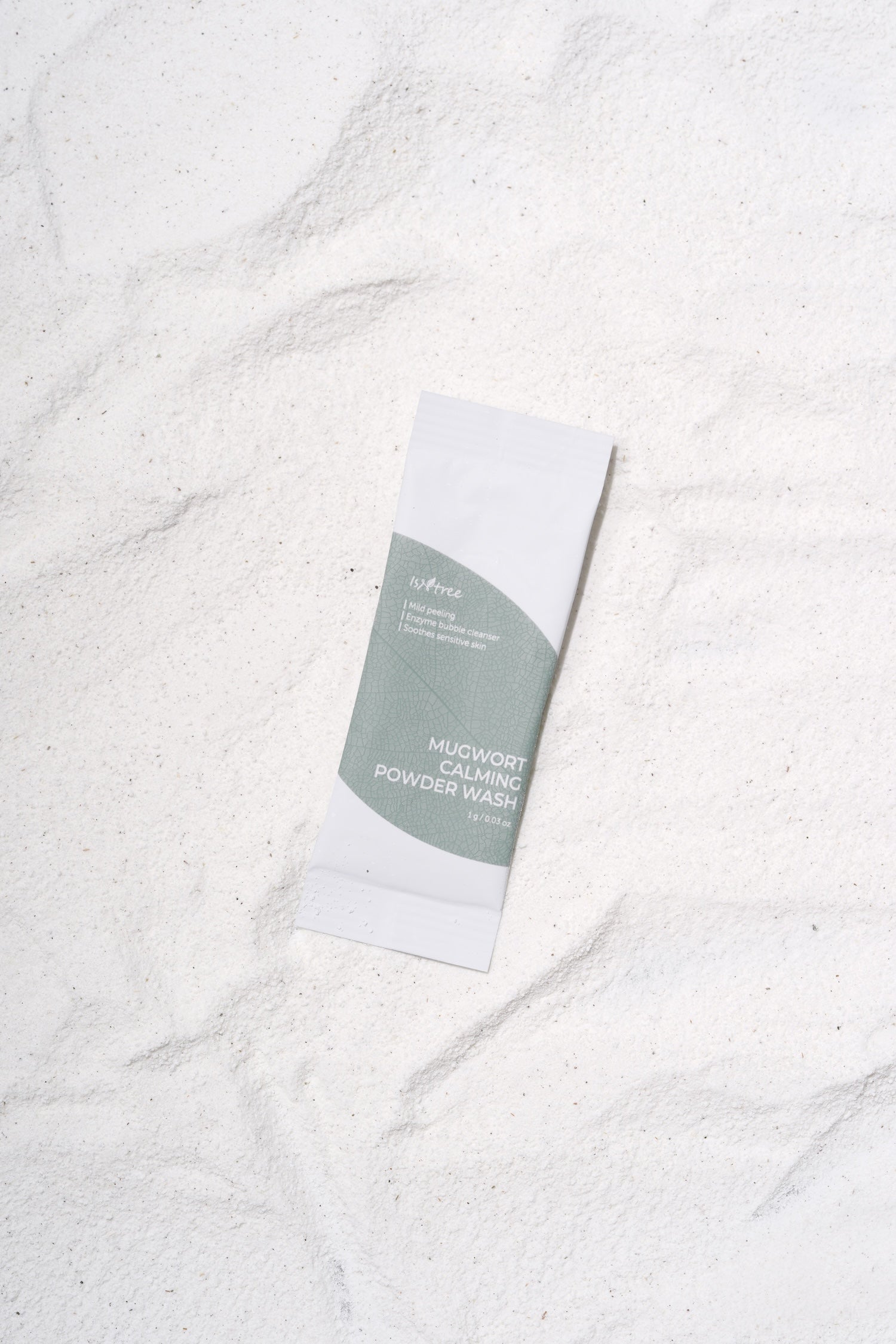 Isntree Mugwort Calming Powder Wash 1g x 25ea Korean cleanser product image