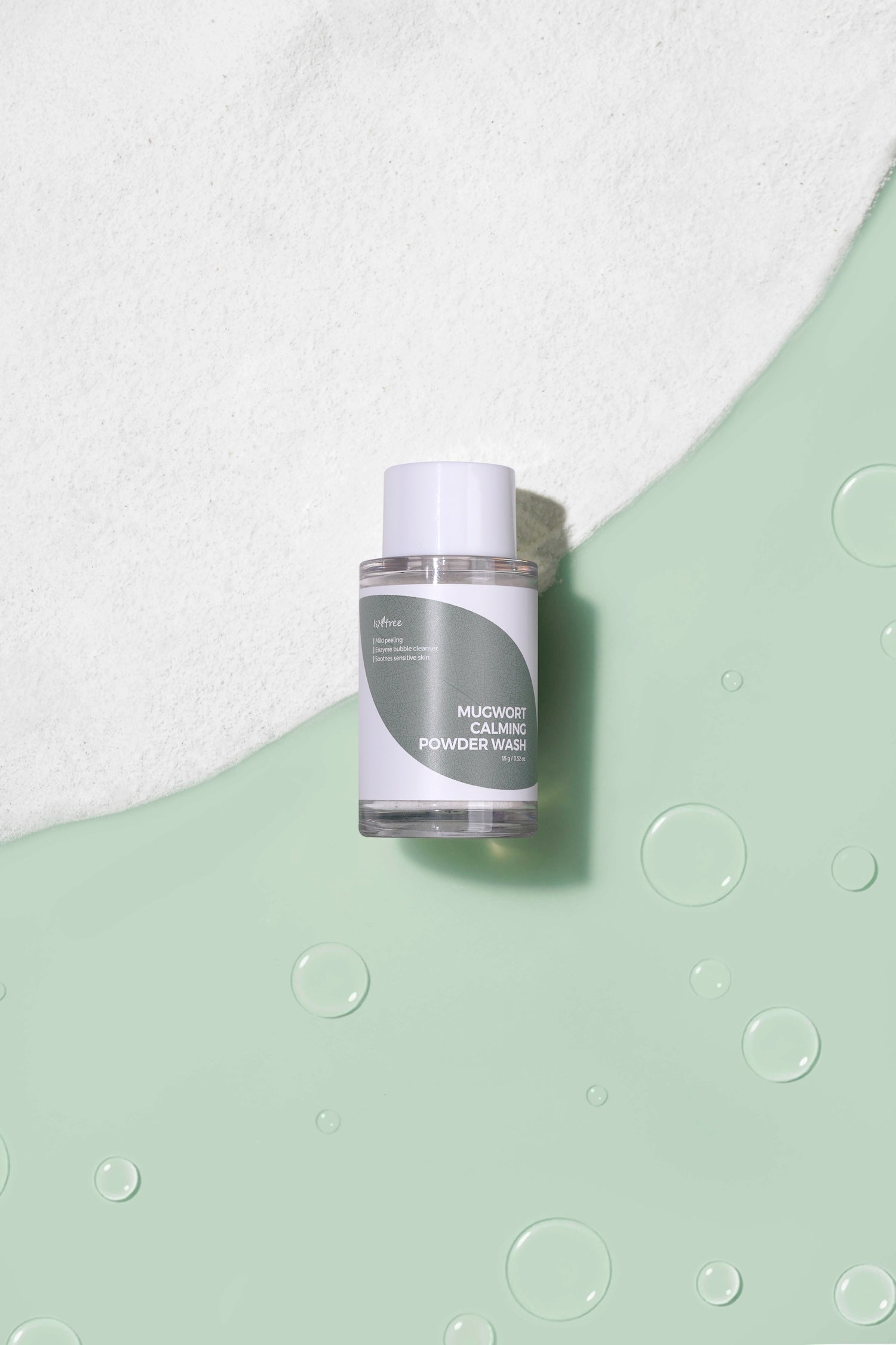 Isntree Mugwort Calming Powder Wash 15g Korean cleanser product image