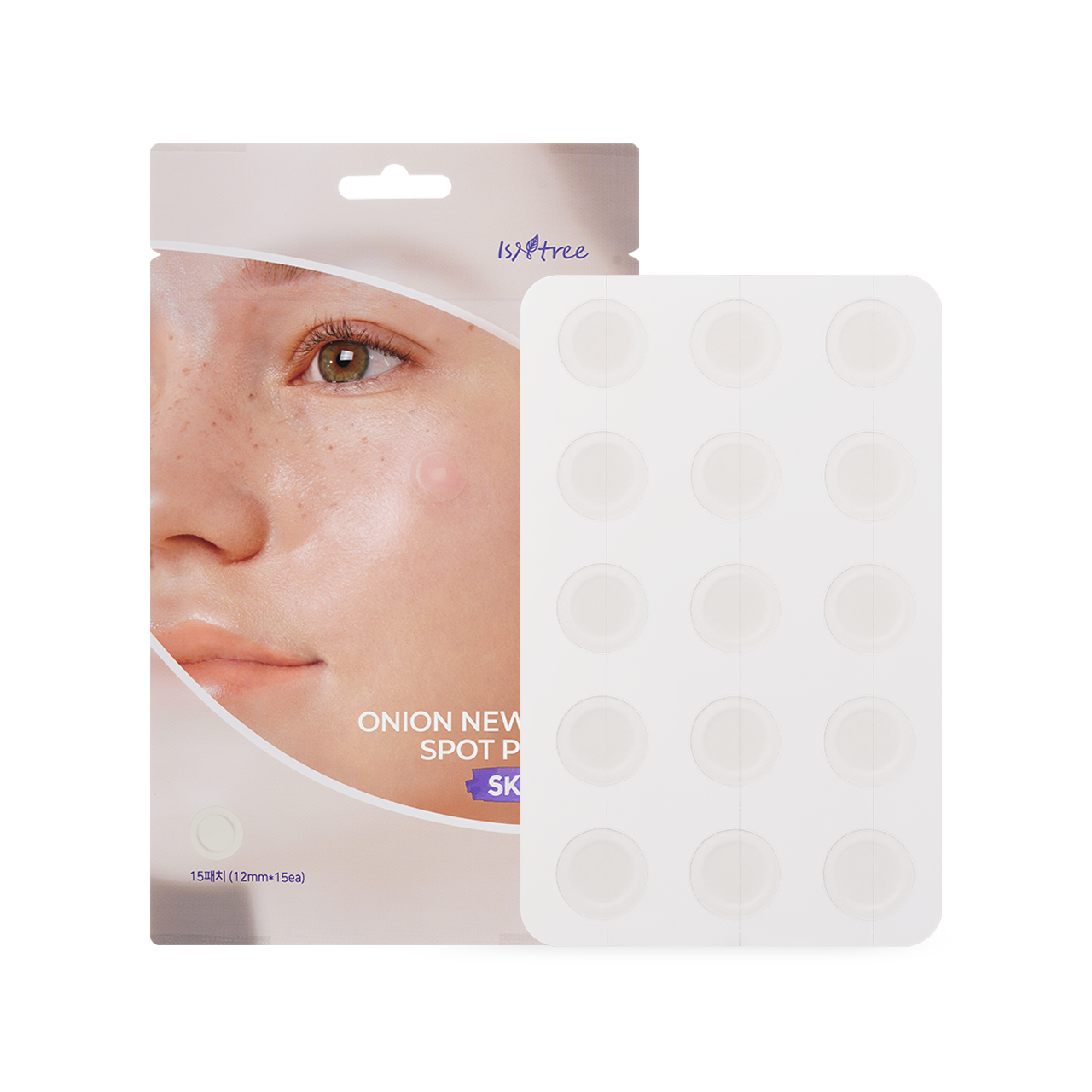 Isntree Onion Newpair Spot Patch Skin Fit 15PATCHES 15 patches Korean skincare product image