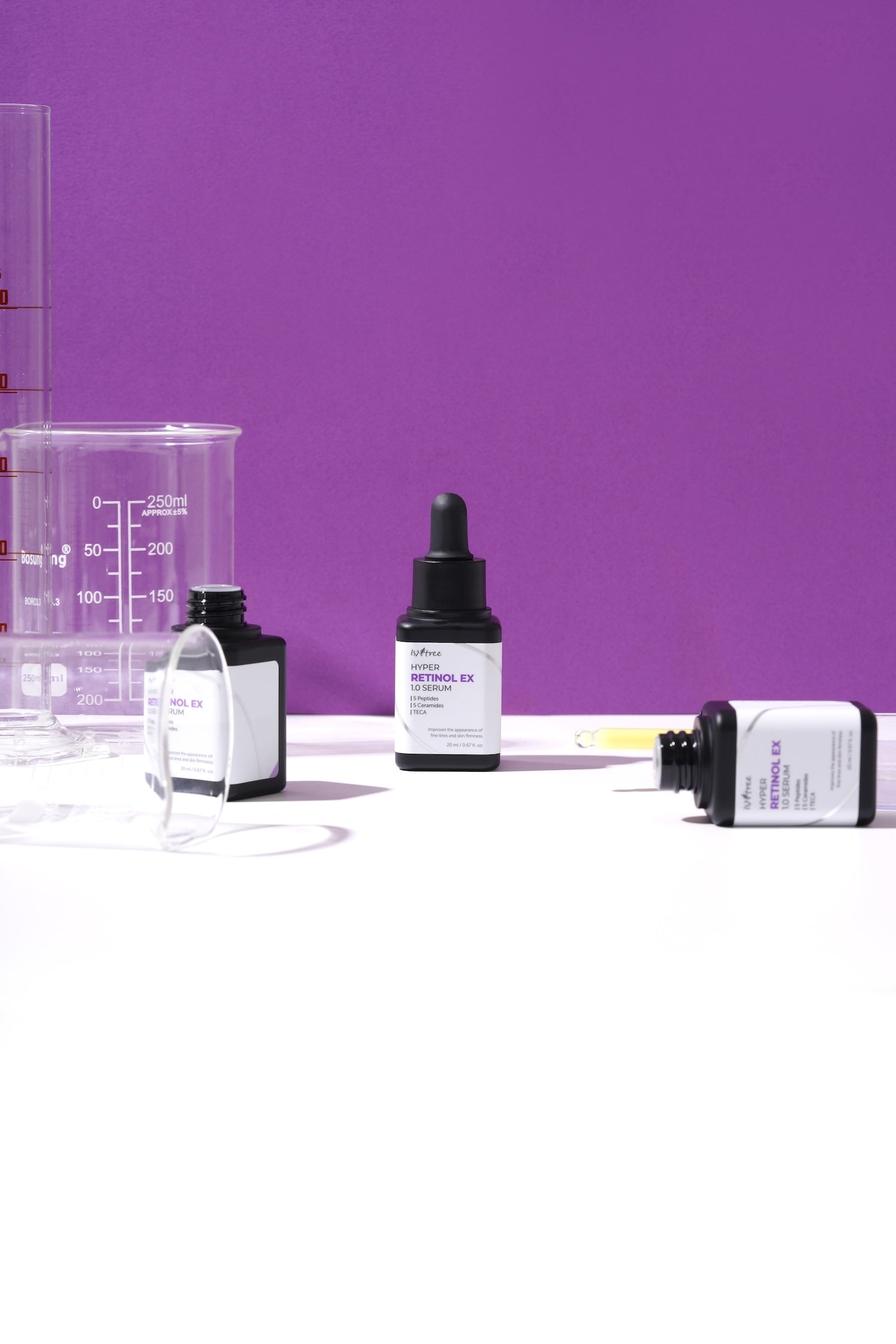 side profile of the packaging