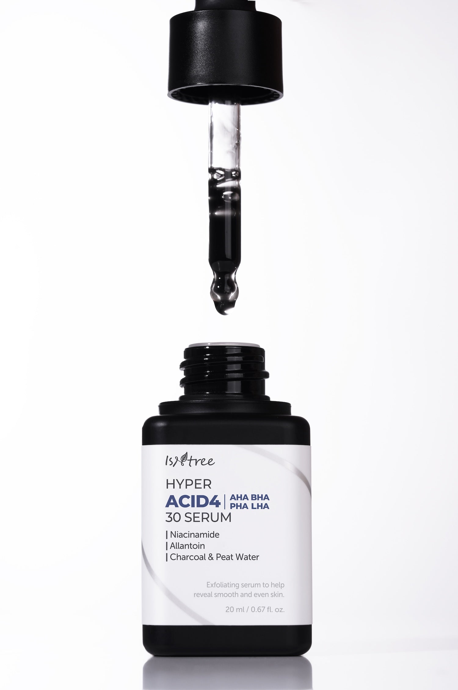 Isntree Hyper ACID4 AHA BHA PHA LHA 30 Serum 20ml Korean serum product image