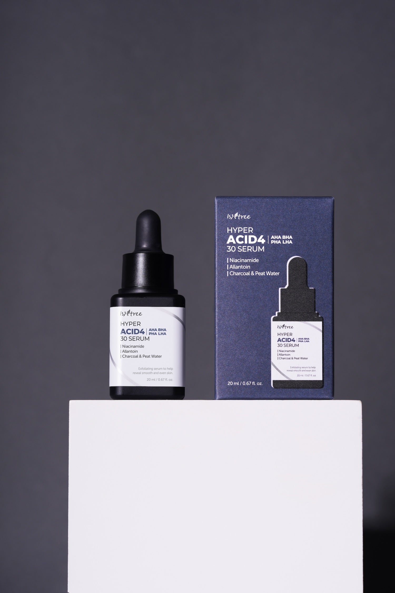 side profile of the packaging