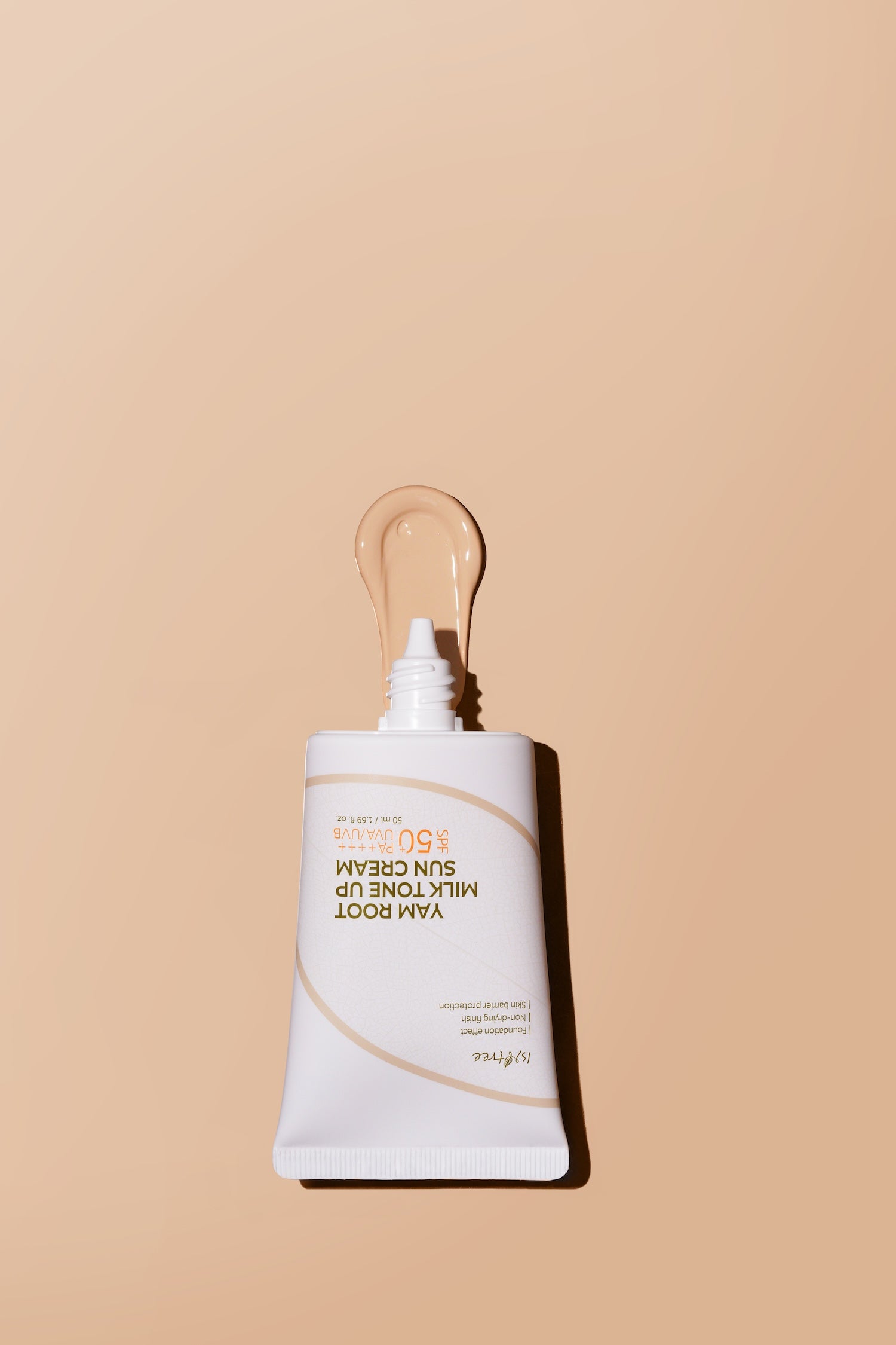 Isntree Yam Root Milk Tone Up Sun Cream 50ml Korean sunscreen product image