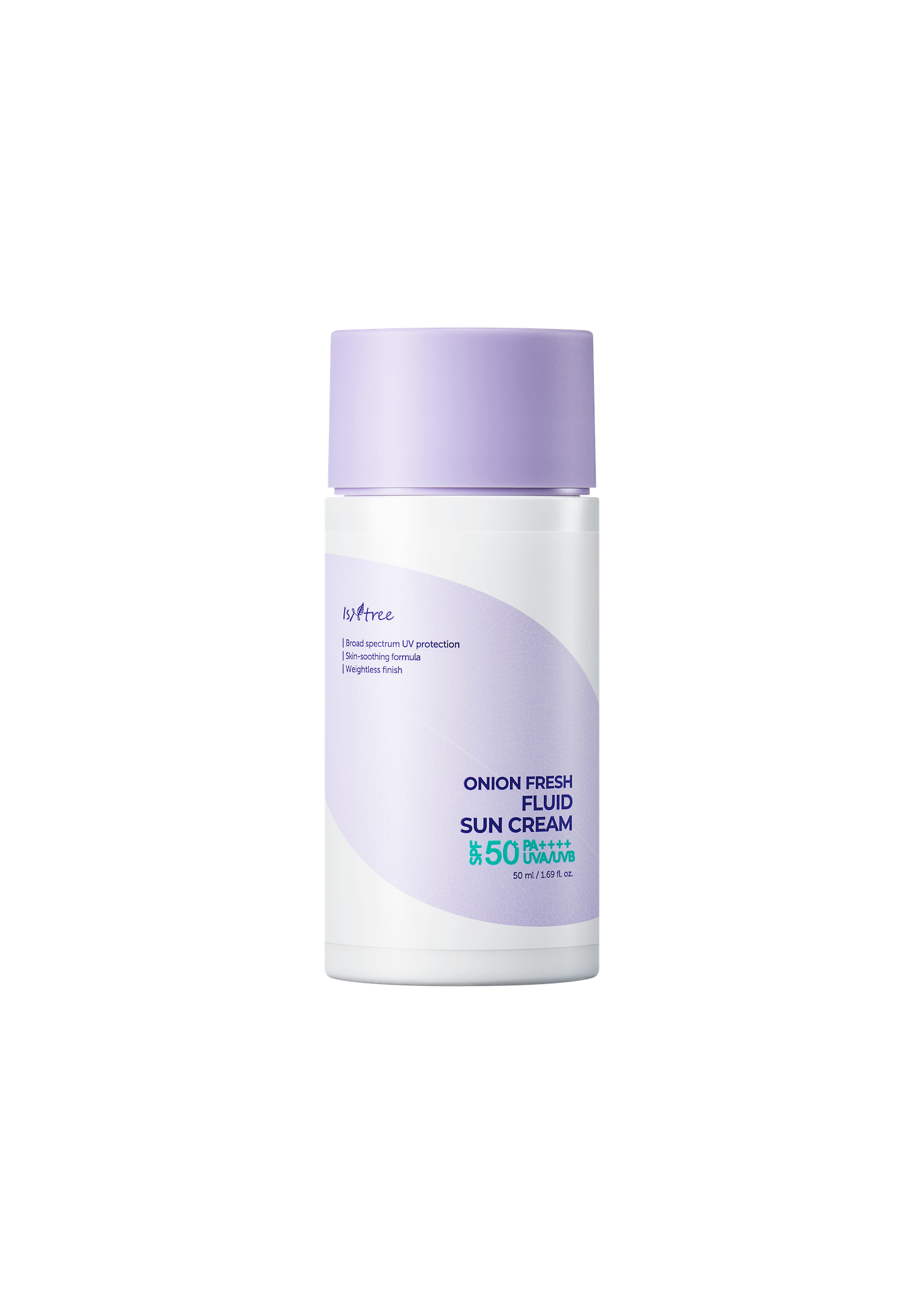 Isntree Onion Fresh Fluid Sun Cream 50ml Korean sunscreen product image