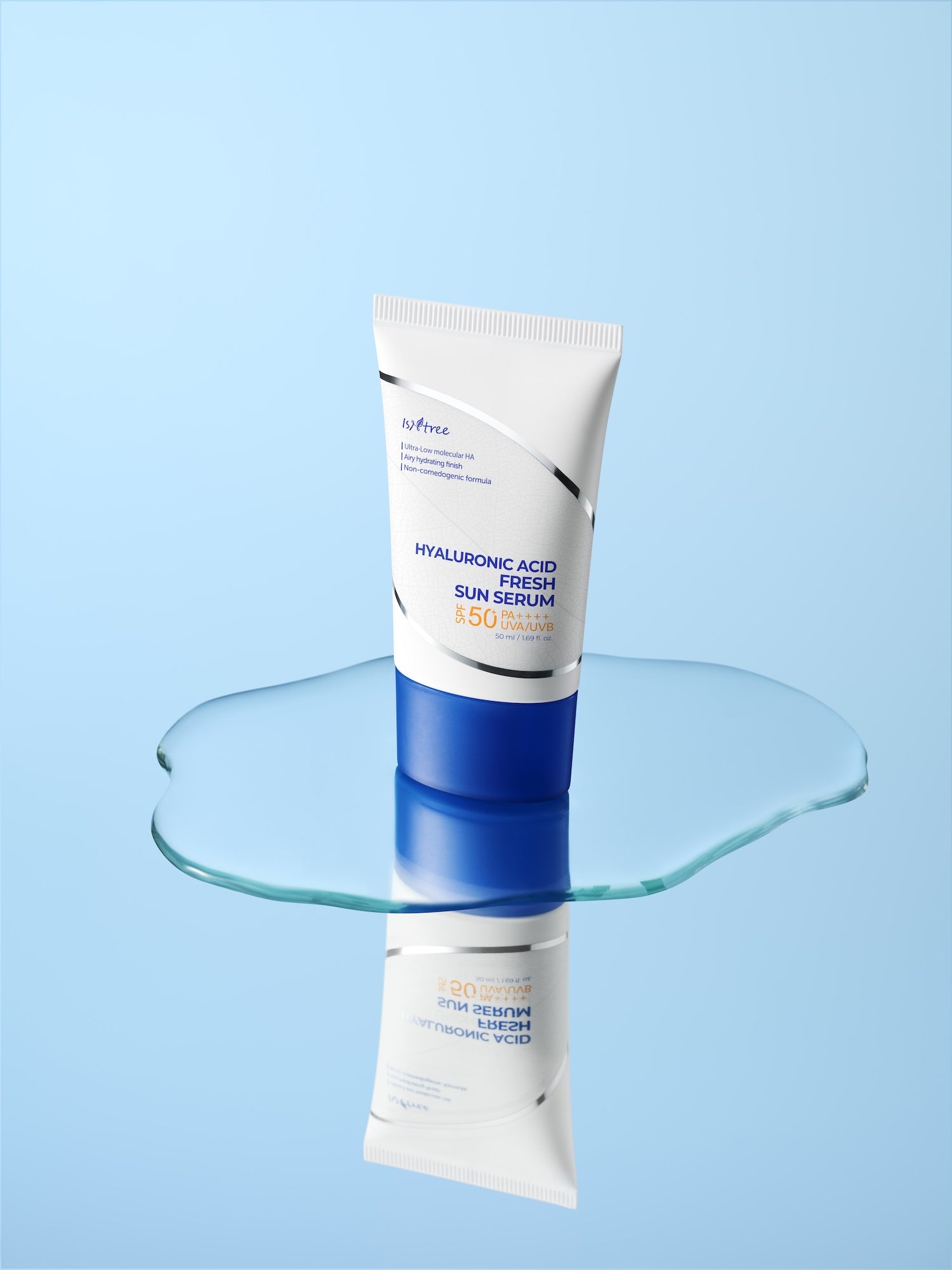 Isntree Hyaluronic Acid Fresh Sun Serum 50ml product shot (2)
