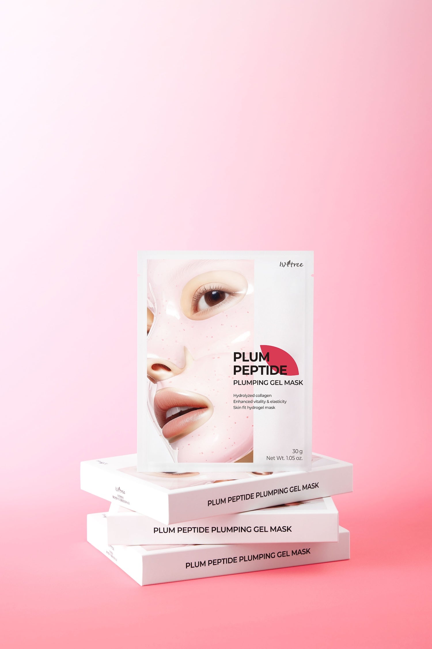 Isntree Plum Peptide Plumping Gel Mask 30g x 1ea Korean skincare product image