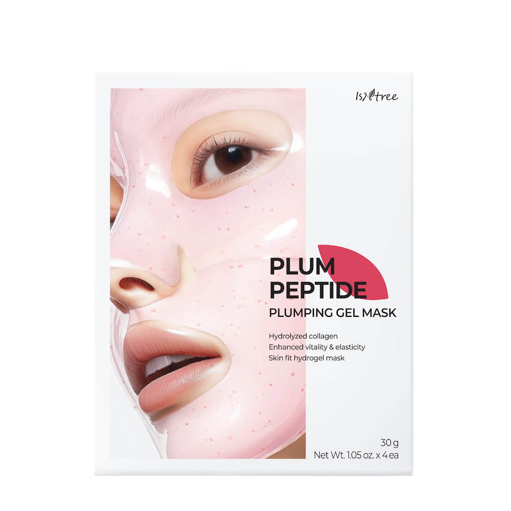 Isntree Plum Peptide Plumping Gel Mask 30g x 4ea Korean skincare product image
