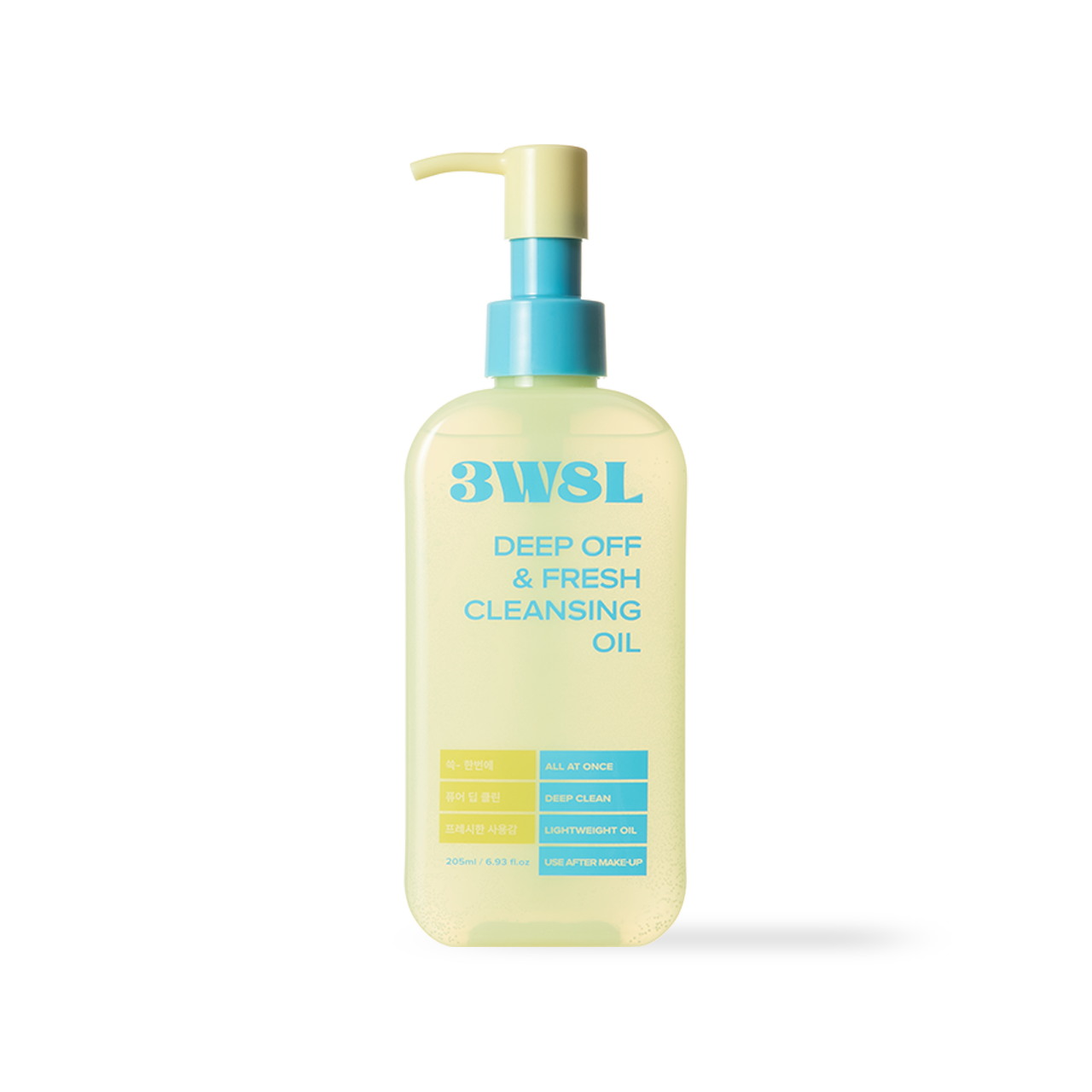 3W8L Cleansing Oil texture on hand