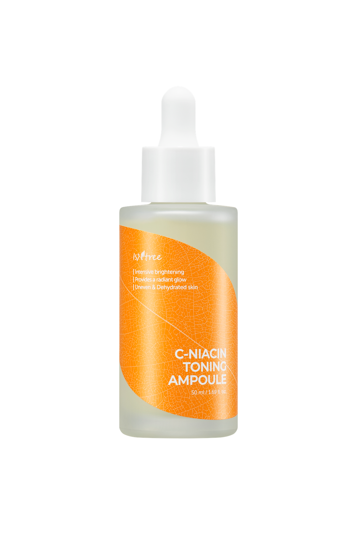 Ampoule dropper dispensing product onto palm