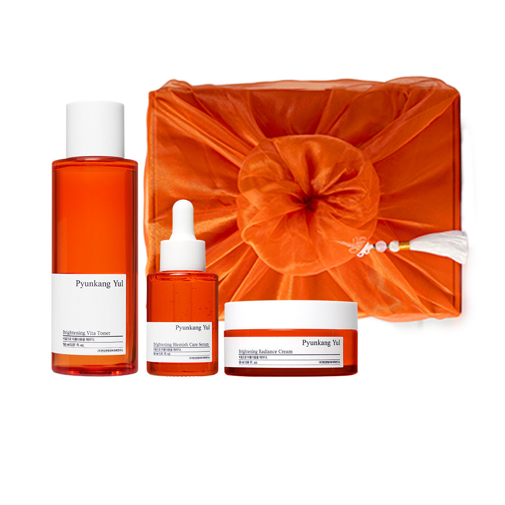 gift set contents laid out
