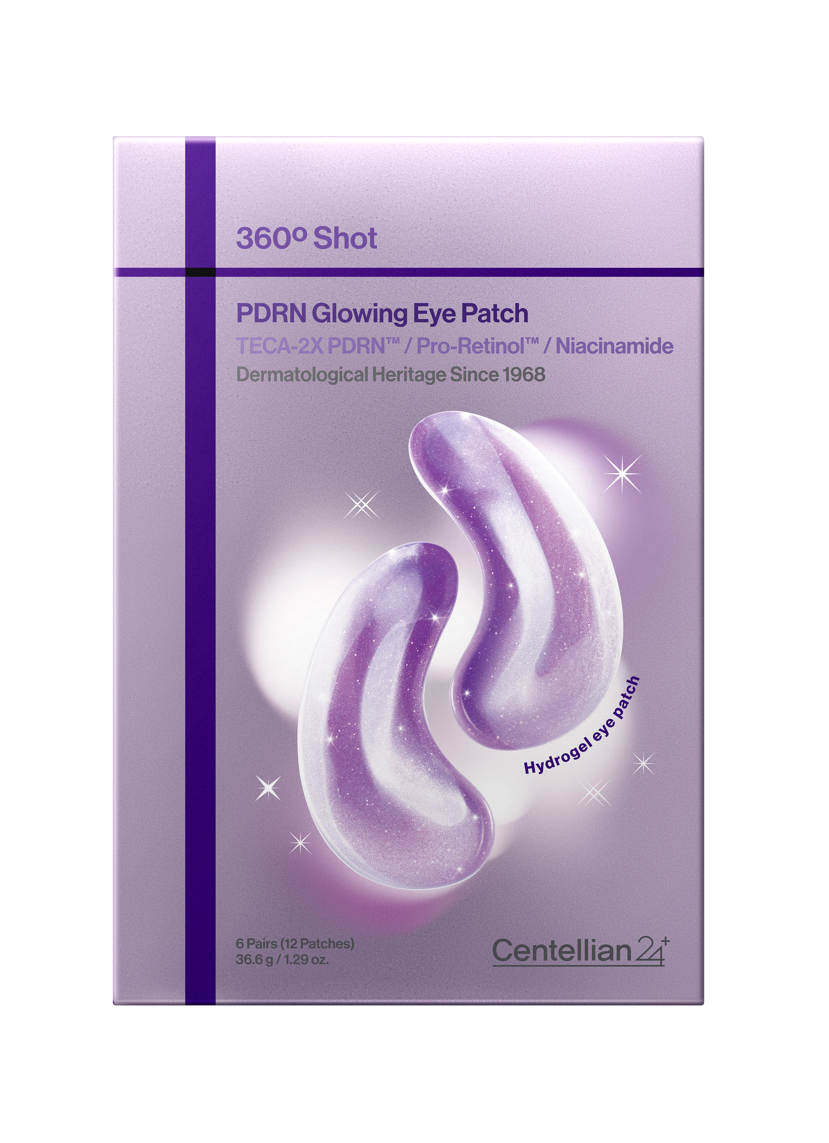 Centellian24 PDRN Eye Patch applied under both eyes