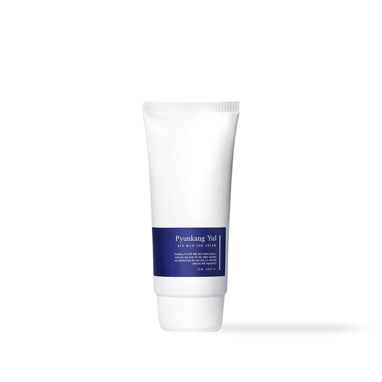 close-up of the Pyunkang Yul Ato Sun Cream tube cap