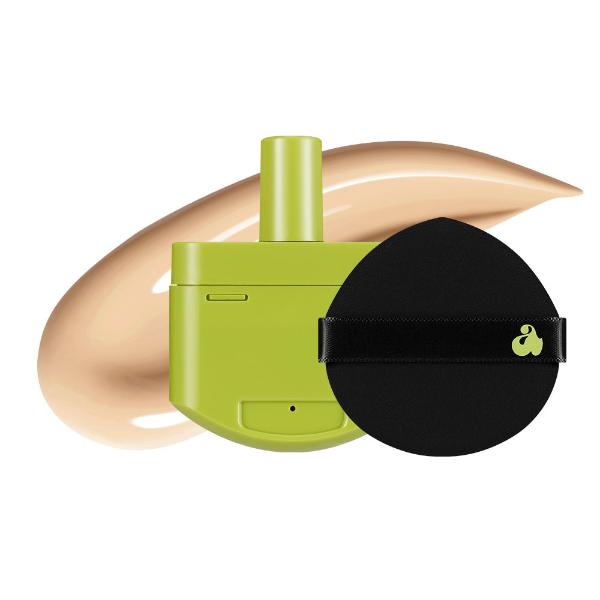 UNLEASHIA Satin Wear Healthy-Green Cushion Re-Feel 15g - 21 Colors - 20N Apricot