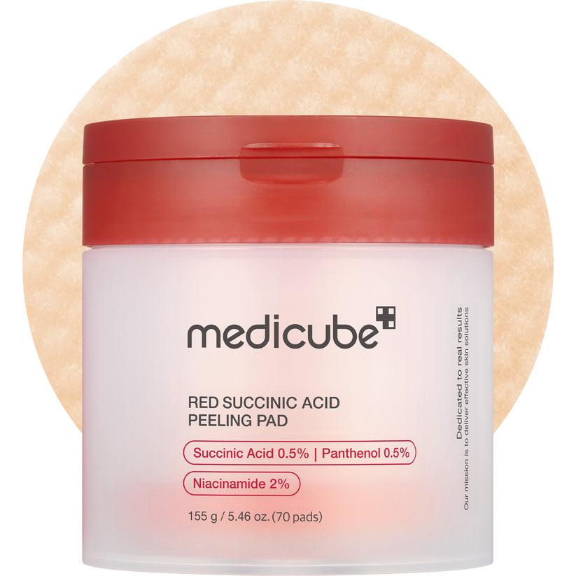Medicube Red Succinic Acid Peeling Pads 70pcs Korean toner product image