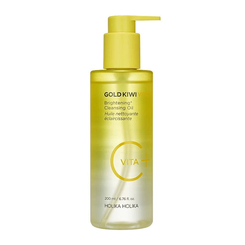 Holika Holika Gold Kiwi Vita C Plus Brightening Cleansing Oil 200ml Korean cleanser product image