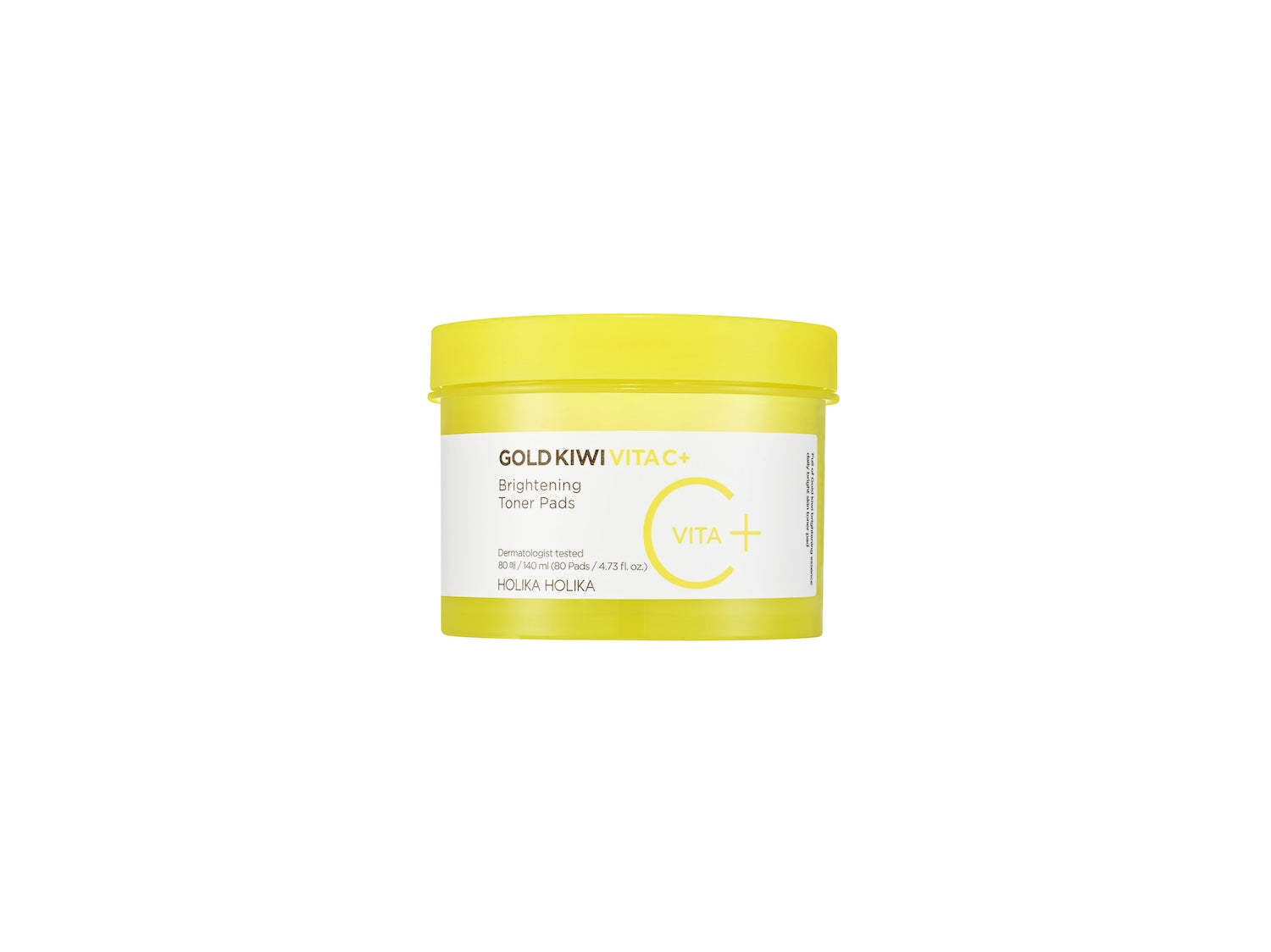 Holika Holika Gold Kiwi Vita C Toner Pad packaging, brightening toner pads