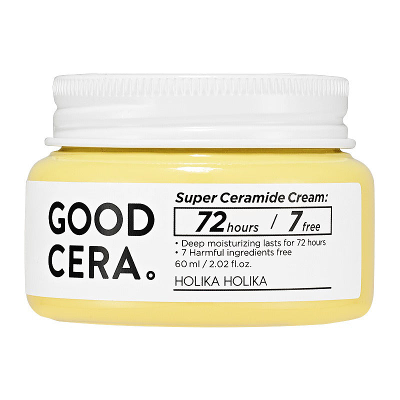 Holika Holika Good Cera Super Ceramide Cream packaging, pH 5.5 barrier repair moisturiser