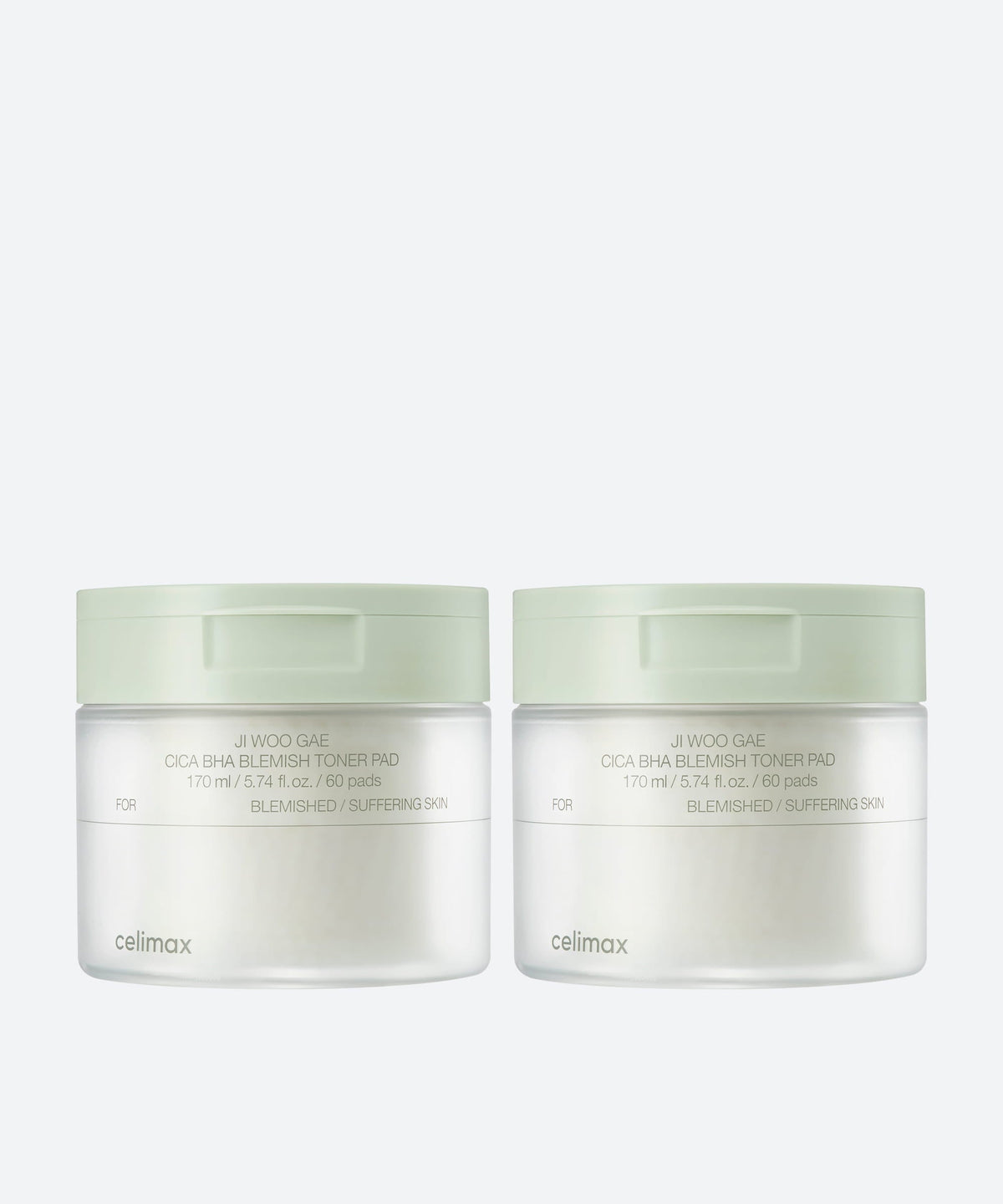 celimax Ji Woo Gae Cica BHA Blemish Toner Pad 60pad