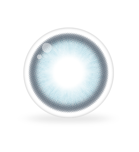 Close-up of Cocoview Gling Blue lens tint and texture
