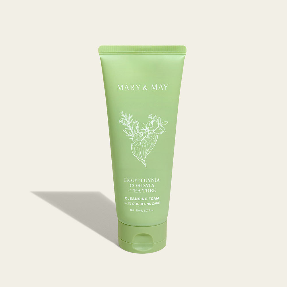 Mary&May Houttuynia Cordata + Tea Tree Cleansing Foam 150ml Korean cleanser product image